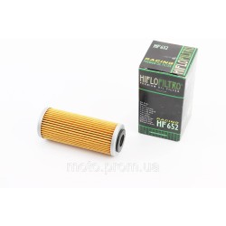Фільтр-елемент масляний HF652 (33x87мм) KTM EXC400/450/530; EXC-F 250-350; SX-F 250/350/450, HUSQVARNA FC 250/350/450; FE