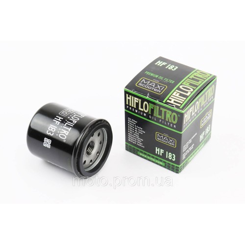 Фильтр масляный HF183 (52x65мм) APRILIA Atlantic 125/200/250 i/300 i/Scarabeo 125/GILERA DNA 125/180/250