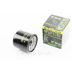 Фільтр масляний HF204RC (65x74мм) Honda CB500/CB600/CBR600, Kawasaki EX500/ZX600, Triumph 600/675/800/900, Yamaha YFM350