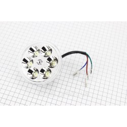 УЦІНКА DELTA Фари круглої внутрішня частина 6-LED з обідком, 80мм (не горить кілька діодів) УЦІНКА DELTA Фари круглої внутрішня частина 6-LED з обідком, 80мм (не горить кілька діодів)