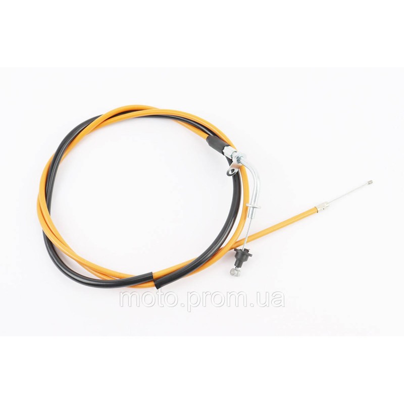 Трос газа Yamaha JOG (желтый) (трос 172см; кожух 159см)