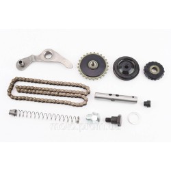 Цепь распредвала 110cc - 25H-84L + ролики 3шт + коромысло + натяжитель, к-кт, от 5шт -10% Цепь распредвала 110cc - 25H-84L + ролики 3шт + коромысло + натяжитель, к-кт, от 5шт -10%
