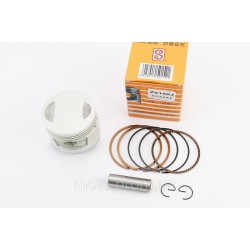 Поршень к-кт CB/CG150cc 62,0мм STD (висота 53,0мм; палець 15мм) жовта коробка