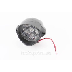 Фара додаткова світлодіодна вологозахисна - 6 LED з кріпленням Фара додаткова світлодіодна вологозахисна - 6 LED з кріпленням