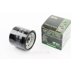 Фільтр масляний HF204 (M20x1,5) Honda CB/CBF 500/600/1000, Kawasaki ZX 600/636, Yamaha YZF-R1/R6, Kawasaki KVF360/650/700, Yamaha