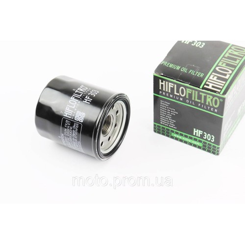 Фільтр масляний HF303 (M20x1,5) HONDA CB 500/1000, CBF 500/1000, CBR 600/1100 XX Super, NC 700 D Integra RC62, Kawasaki