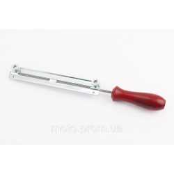 Напильник с рукояткой (дерево) + планка к-кт 5,2mm Напильник с рукояткой (дерево) + планка к-кт 5,2mm