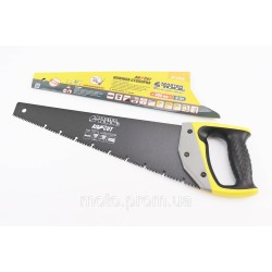 Ножівка по дереву 400мм, 9TPI MAX CUT, загартований зуб, 3D заточування, тефлонове покриття, BLACK ALLIGATOR 14-2440 Ножівка по дереву 400мм, 9TPI MAX CUT, загартований зуб, 3D заточування, тефлонове покриття, BLACK ALLIGATOR 14-2440