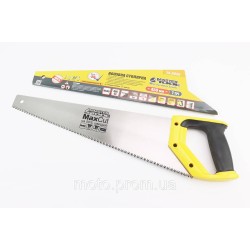 Ножівка по дереву 450мм, 7TPI MAX CUT, загартований зуб, 3D заточування 14-2045 Ножівка по дереву 450мм, 7TPI MAX CUT, загартований зуб, 3D заточування 14-2045