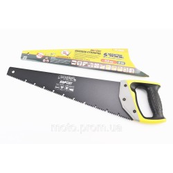 Ножівка по дереву 450мм, 9TPI MAX CUT, загартований зуб, 3D заточування, тефлонове покриття, BLACK ALLIGATOR 14-2445 Ножівка по дереву 450мм, 9TPI MAX CUT, загартований зуб, 3D заточування, тефлонове покриття, BLACK ALLIGATOR 14-2445