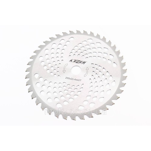 Нож 40Тх255mm победитовые зубья