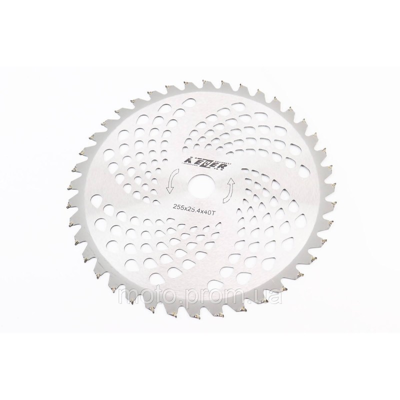Нож 40Тх255mm победитовые зубья