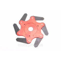 Ніж сегментний 6Тх255mm з зубами Ніж сегментний 6Тх255mm з зубами