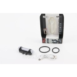 Ліхтар передній 5 діодів 15 lumen, Li-ion 3.7V 330mAh зарядка від USB, вологозахисний, BS-216/АQY-093 Ліхтар передній 5 діодів 15 lumen, Li-ion 3.7V 330mAh зарядка від USB, вологозахисний, BS-216/АQY-093