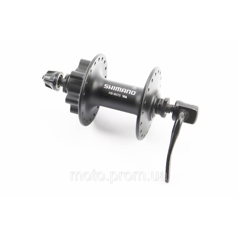 Втулка передня MTB алюмінієва 14Gx36H, Disk-brake, кріпл. ексцентрик, чорна ALIVIO HB-M475