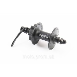 Втулка передня MTB алюмінієва 14Gx36H, Disk-brake, кріпл. ексцентрик, чорна DEORE НВ-M525A Втулка передня MTB алюмінієва 14Gx36H, Disk-brake, кріпл. ексцентрик, чорна DEORE НВ-M525A