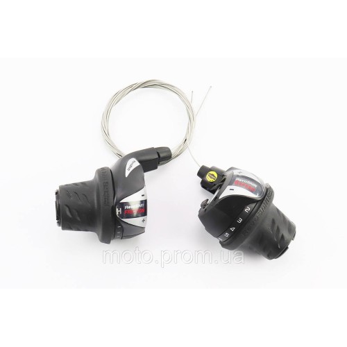 Перемикачі (грипшифт) 3x6 швидкості, чорні SL-RS 36