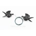 Переключатели (манетка) 3x9 скоростей, чёрные ALIVIO SL-M3100