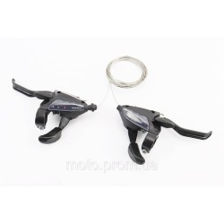 Перемикачі (моноблок) 3x7 швидкості, чорні ST-EF 500 Перемикачі (моноблок) 3x7 швидкості, чорні ST-EF 500