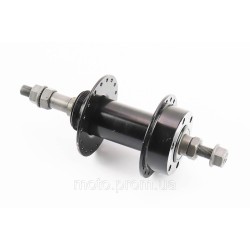 Втулка задняя MTB 14Gx36H под вольнобег, Disk-brake, крепл. гайка, чёрная SF-A25R