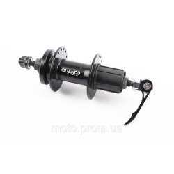 Втулка задня MTB алюмінієва 14Gx32H під касету 8-10зв, Disk-brake, кріпл. ексцентрик, чорна KT-MD4R Втулка задня MTB алюмінієва 14Gx32H під касету 8-10зв, Disk-brake, кріпл. ексцентрик, чорна KT-MD4R