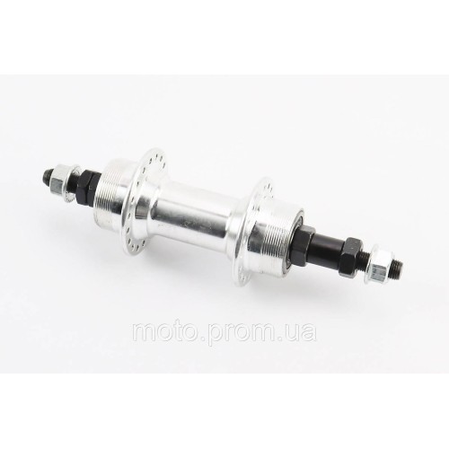 Втулка задня MTB алюмінієва 14Gx36H під вільнобіг, Disk-brake (різьба), 2 пром-підшипники 6200 2RS, кріпл. гайка, FB-A209B