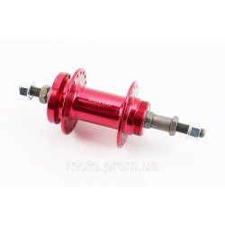 Втулка задня MTB алюмінієва 14Gx36H під вільнобіг, Disk-brake, кріпл. гайка, рожева SF-A210R