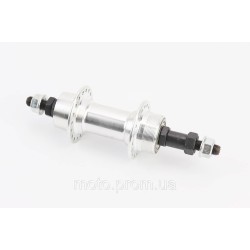 Втулка задняя MTB алюминиевая 14Gx36H под вольнобег, V-brake, 2 пром-подшипники 6200 2RS, крепл. гайка Втулка задняя MTB алюминиевая 14Gx36H под вольнобег, V-brake, 2 пром-подшипники 6200 2RS, крепл. гайка