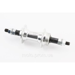 Втулка задня MTB алюмінієва 14Gx36H під вільнобіг, V-brake, 2 пром-підшипники 6200 2RS, кріпл. гайка, FB-A201B
