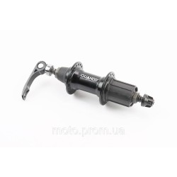 Втулка задняя MTB алюминиевая 14Gx36H под кассету 8-10зв, V-brake, крепл. эксцентрик, чёрная KT-AR8R