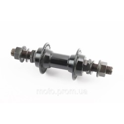 Втулка передняя BMX алюминиевая 14Gx48H, 2 пром-подшипники 6902 2RS, ось 14мм, крепл. гайка, чёрная WZ-A272FB Втулка передняя BMX алюминиевая 14Gx48H, 2 пром-подшипники 6902 2RS, ось 14мм, крепл. гайка, чёрная WZ-A272FB