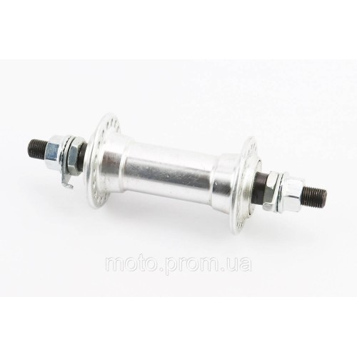 Втулка передняя MTB алюминиевая 14Gx36H, V-brake, крепл. гайка