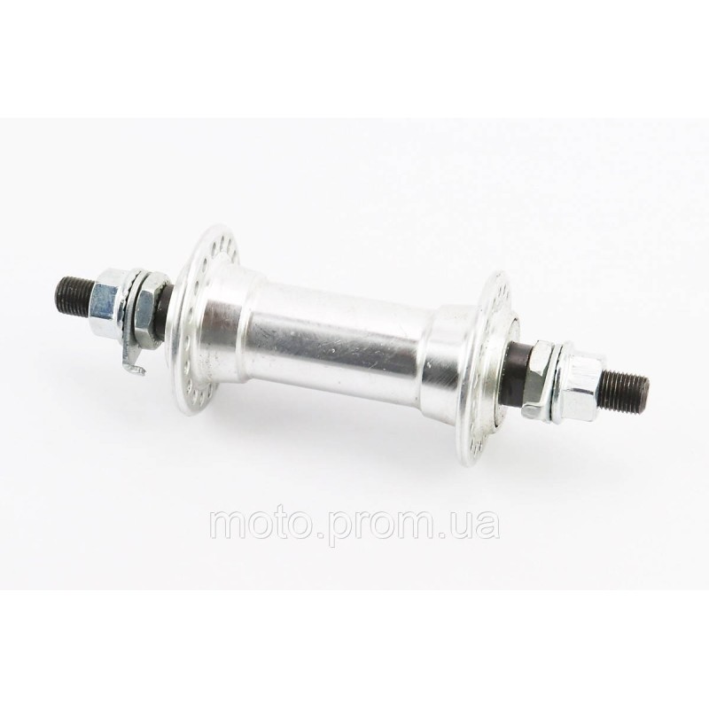Втулка передняя MTB алюминиевая 14Gx36H, V-brake, крепл. гайка