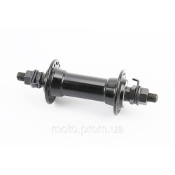 Втулка передня MTB алюмінієва 14Gx36H, V-brake, кріпл. гайка, чорна Втулка передня MTB алюмінієва 14Gx36H, V-brake, кріпл. гайка, чорна