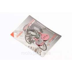 Гальмівні колодки Disk-brake (Avid Ball Bearing 5), червоні YL-1018 Гальмівні колодки Disk-brake (Avid Ball Bearing 5), червоні YL-1018