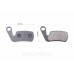 Гальмівні колодки Disk-brake (Magura Marta SL 2002-2008), чорні YL-1030