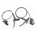 Тормоз Disk-brake гидравлический передний (F160/R140мм)+задний (F180/R160мм), чёрный
