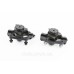 Гальмо Disk-brake переднє (F160/R140мм)+заднє (F180/R160мм), диски 160мм, кріпл. 6 болтів, чорні DX-2005