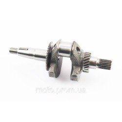 Колінвал 168FB-L (Dшийки-30mm, H-84mm, L-210mm) під шліць, для двигуна з знижувальним редуктором