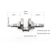 Коленвал под шлиц D-25mm в сборе 173F/177F Тип 1