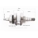 Коленвал 178F (Dшейки-36mm, H-102,4mm) под шлиц +шестерни+подшипник, запрессованный
