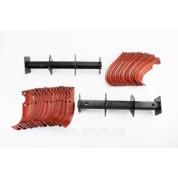 Фреза в сборе, под шестигранный вал 32mm, ширина захвата 860mm, 32 ножа, 178F/186F Фреза в сборе, под шестигранный вал 32mm, ширина захвата 860mm, 32 ножа, 178F/186F