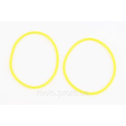 Кільце (манжет) ущільнювальне гільзи 80mm, жовте R180NM, к-кт 2шт Кільце (манжет) ущільнювальне гільзи 80mm, жовте R180NM, к-кт 2шт