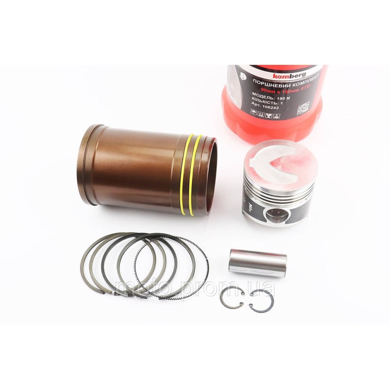 Поршнева R190N к-кт, поршень 90mm STD (форкамера