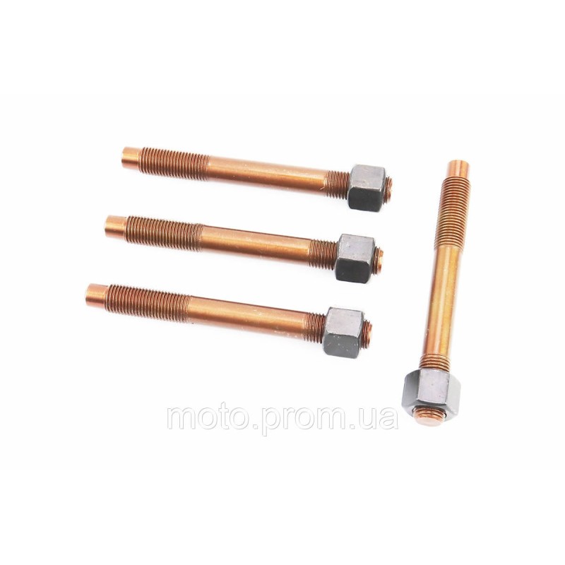 Шпилька головки цилиндра М14x130mm к-кт 4шт R190N + гайка 4шт