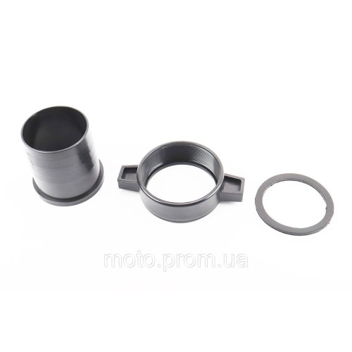 Переходник мотопомпы с фланца на шланг, пластмасса к-кт 3шт, 3