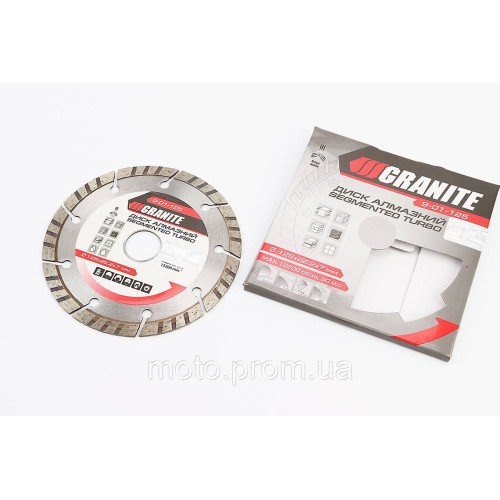 Диск алмазний 125х2,2х22,2мм SEGMENTED TURBO 9-01-125