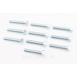 Болт М12x60 5.8 цб пр DIN933, к-кт 10шт Болт М12x60 5.8 цб пр DIN933, к-кт 10шт