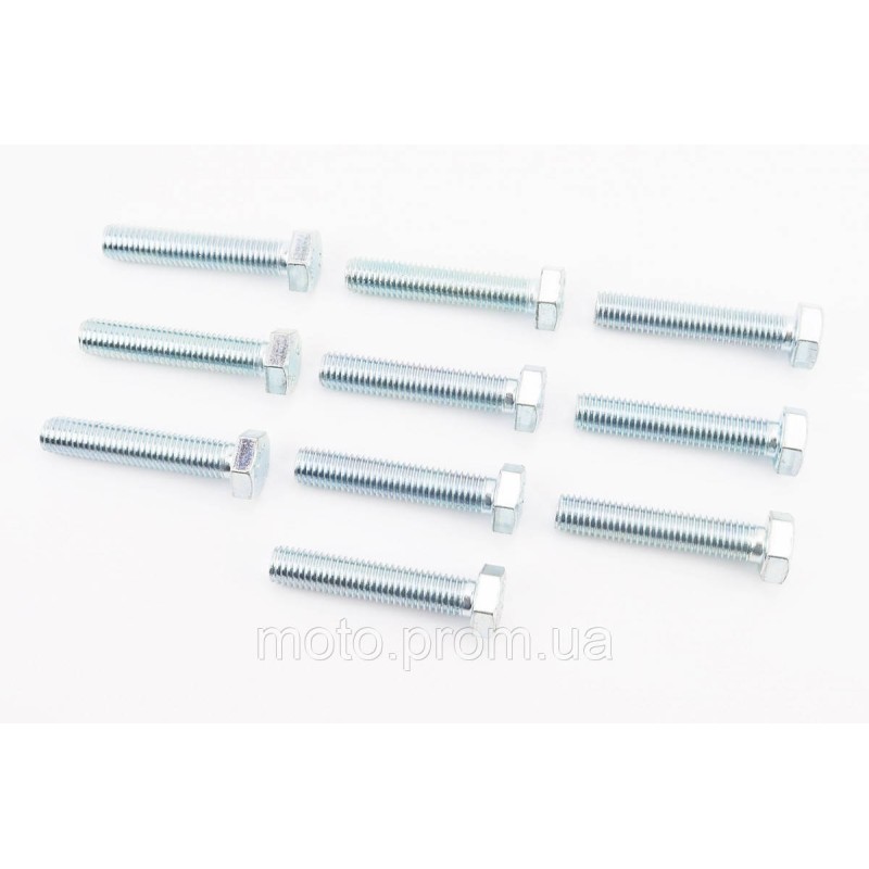 Болт М12x60 5.8 цб пр DIN933, к-кт 10шт