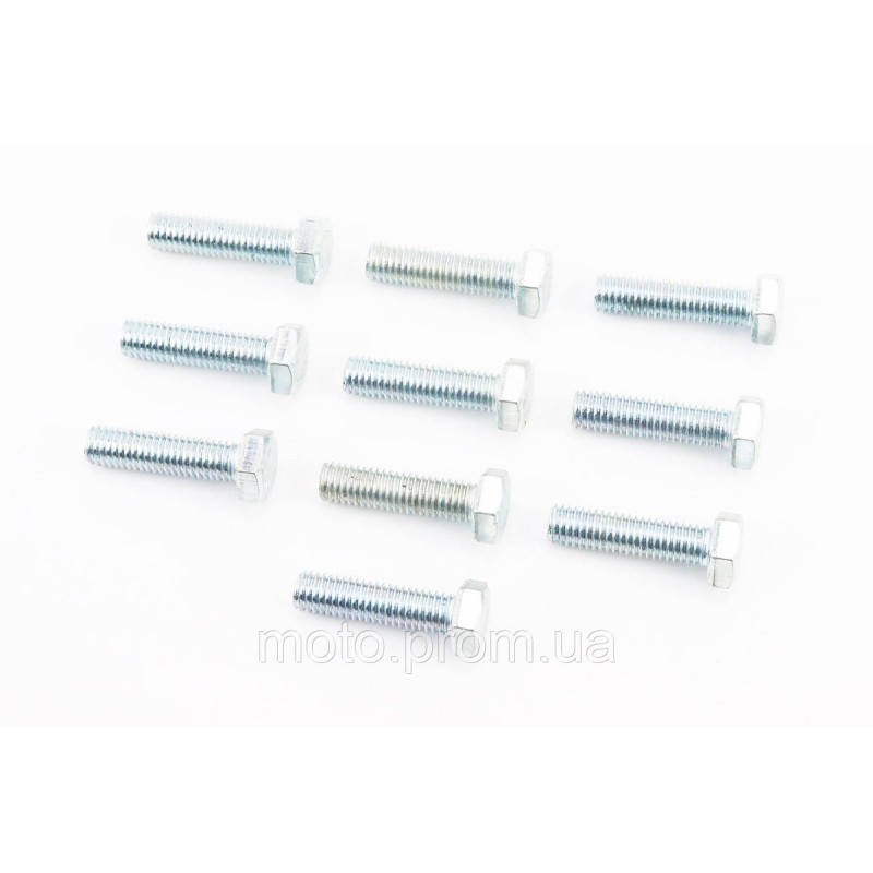 Болт М8x30 5.8 цб пр DIN933, к-кт 10шт